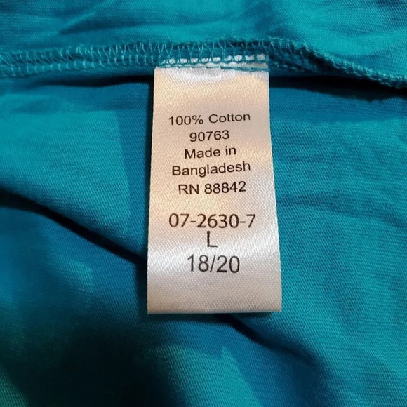 0095. Woman Within Deep Ocean Blue 💙 Turtle Neck NWOTs!! - Picture 10 of 10